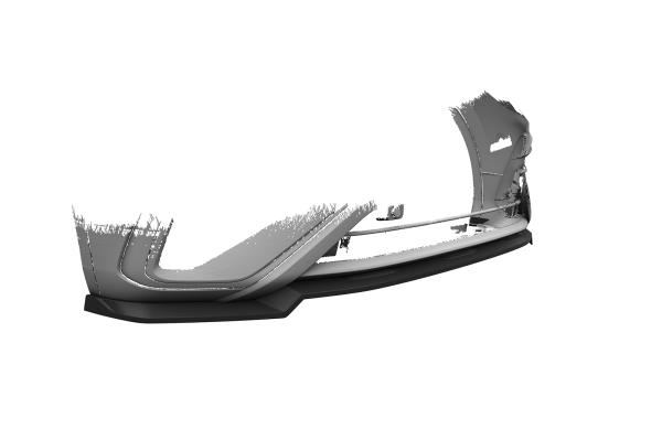CSR Frontspoiler | Cup-Spoilerlippe mit ABE für VW Tiguan 2 (Typ AD) Allspace CSL793-C Carbon Look Hochglanz (keine Lackierung erforderlich)