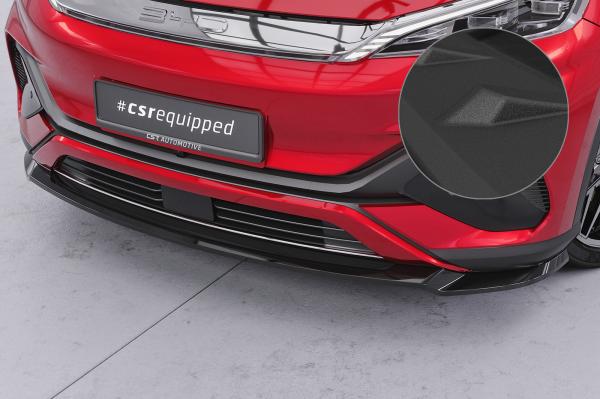 CSR Frontspoiler | Cup-Spoilerlippe mit ABE für BYD Atto 3 CSL794-S strukturiert schwarz matt (keine Lackierung erforderlich)