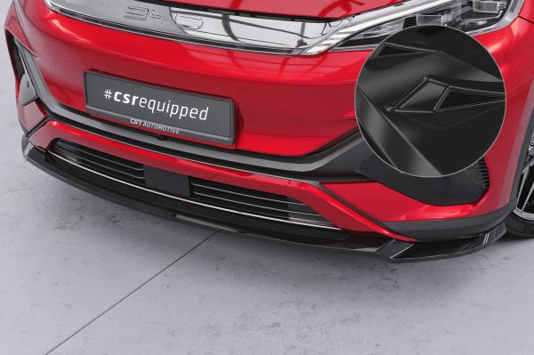 CSR Frontspoiler | Cup-Spoilerlippe mit ABE für BYD Atto 3 CSL794-G Glossy schwarz Hochglanz (keine Lackierung erforderlich)