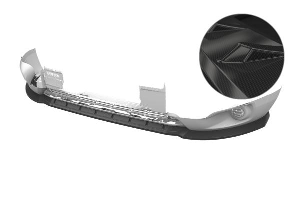 CSR Frontspoiler | Cup-Spoilerlippe mit ABE für Peugeot Boxer 2 (Typ 250) CSL799-C Carbon Look Hochglanz (keine Lackierung erforderlich)