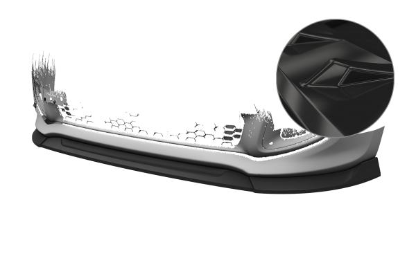 CSR Frontspoiler | Cup-Spoilerlippe mit ABE für Kia Picanto (TA) Sport CSL800-G Glossy schwarz Hochglanz (keine Lackierung erforderlich)
