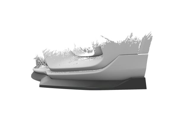 CSR Frontspoiler | Cup-Spoilerlippe mit ABE für MG ZS CSL801-L Lackierung erforderlich (unlackiert roh)