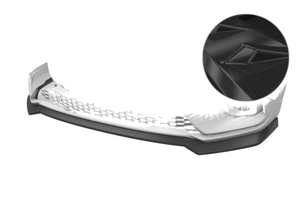 CSR Frontspoiler | Cup-Spoilerlippe mit ABE für MG ZS CSL801-C Carbon Look Hochglanz (keine Lackierung erforderlich)