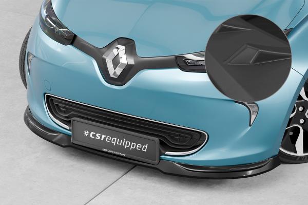 CSR Frontspoiler | Cup-Spoilerlippe mit ABE für Renault Zoe CSL806-L Lackierung erforderlich (unlackiert roh)