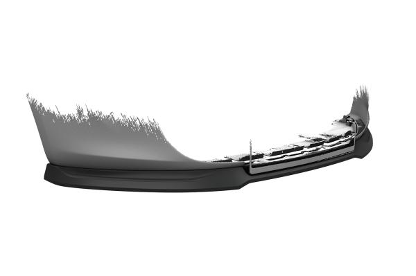 CSR Frontspoiler | Cup-Spoilerlippe mit ABE für Renault Zoe CSL806-S strukturiert schwarz matt (keine Lackierung erforderlich)