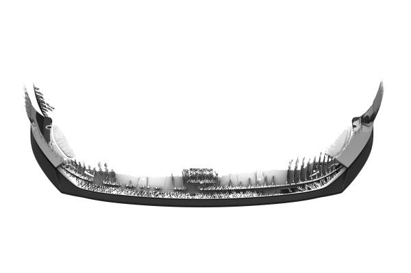 CSR Frontspoiler | Cup-Spoilerlippe mit ABE für MG 5 EV CSL807-L Lackierung erforderlich (unlackiert roh)