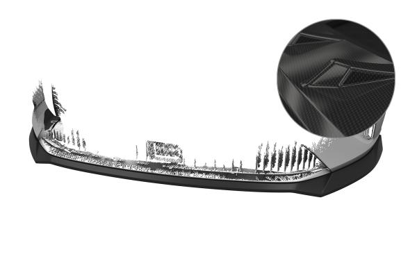 CSR Frontspoiler | Cup-Spoilerlippe mit ABE für MG 5 EV CSL807-C Carbon Look Hochglanz (keine Lackierung erforderlich)