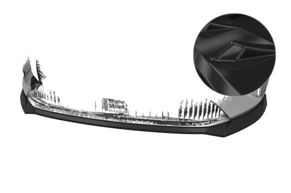 CSR Frontspoiler | Cup-Spoilerlippe mit ABE für MG 5 EV CSL807-G Glossy schwarz Hochglanz (keine Lackierung erforderlich)