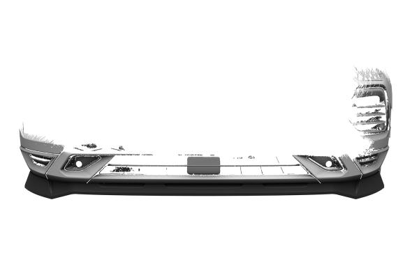 CSR Frontspoiler | Cup-Spoilerlippe mit ABE für Seat Ateca (Typ 5FP, KH7) FR CSL808-L Lackierung erforderlich (unlackiert roh)
