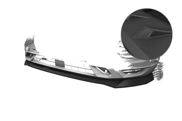 CSR Frontspoiler | Cup-Spoilerlippe mit ABE für Seat Ateca (Typ 5FP, KH7) FR CSL808-L Lackierung erforderlich (unlackiert roh)