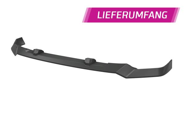 CSR Frontspoiler | Cup-Spoilerlippe mit ABE für VW Touareg 3 (Typ CR) R-Line CSL813-S strukturiert schwarz matt (keine Lackierung erforderlich)