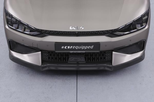 CSR Frontspoiler | Cup-Spoilerlippe mit ABE für Kia EV6 GT / GT-Line CSL814-S strukturiert schwarz matt (keine Lackierung erforderlich)