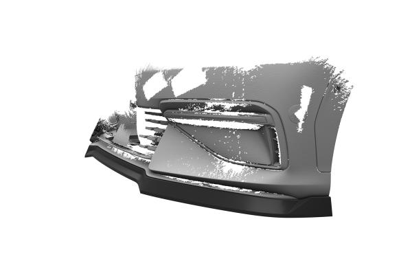 CSR Frontspoiler | Cup-Spoilerlippe mit ABE für Kia EV6 GT / GT-Line CSL814-S strukturiert schwarz matt (keine Lackierung erforderlich)