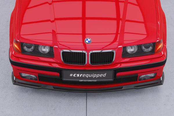CSR Frontspoiler | Cup-Spoilerlippe mit ABE für BMW 3er E36 Compact CSL818-L Lackierung erforderlich (unlackiert roh)