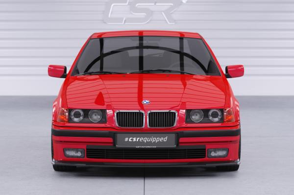 CSR Frontspoiler | Cup-Spoilerlippe mit ABE für BMW 3er E36 Compact CSL818-L Lackierung erforderlich (unlackiert roh)