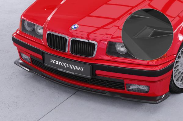 CSR Frontspoiler | Cup-Spoilerlippe mit ABE für BMW 3er E36 Compact CSL818-L Lackierung erforderlich (unlackiert roh)