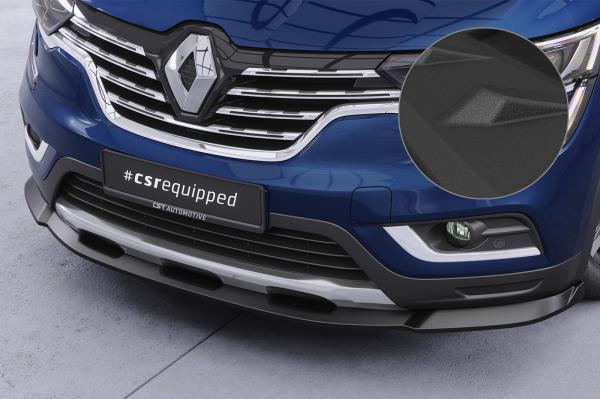 CSR Frontspoiler | Cup-Spoilerlippe mit ABE für Renault Koleos (2. Gen) CSL823-S strukturiert schwarz matt (keine Lackierung erforderlich)