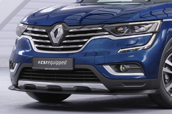 CSR Frontspoiler | Cup-Spoilerlippe mit ABE für Renault Koleos (2. Gen) CSL823-G Glossy schwarz Hochglanz (keine Lackierung erforderlich)