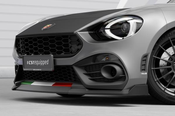 CSR Frontspoiler | Cup-Spoilerlippe mit ABE für Fiat Abarth 124 Spider CSL824-L Lackierung erforderlich (unlackiert roh)