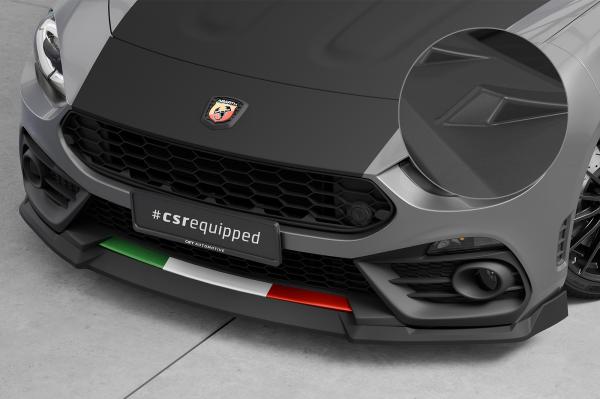 CSR Frontspoiler | Cup-Spoilerlippe mit ABE für Fiat Abarth 124 Spider CSL824-L Lackierung erforderlich (unlackiert roh)