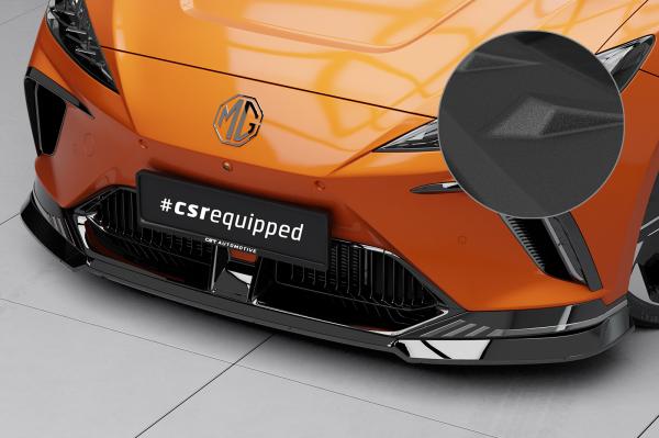 CSR Frontspoiler | Cup-Spoilerlippe mit ABE für MG Mulan / 4 CSL826-S strukturiert schwarz matt (keine Lackierung erforderlich)
