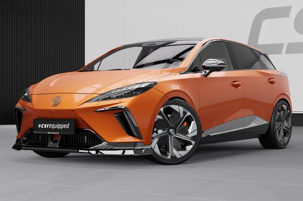 CSR Frontspoiler | Cup-Spoilerlippe mit ABE für MG Mulan / 4 CSL826-G Glossy schwarz Hochglanz (keine Lackierung erforderlich)