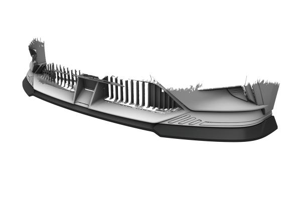 CSR Frontspoiler | Cup-Spoilerlippe mit ABE für MG Mulan / 4 CSL826-G Glossy schwarz Hochglanz (keine Lackierung erforderlich)