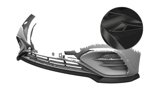 CSR Frontspoiler | Cup-Spoilerlippe mit ABE für Mercedes-Benz EQE V295 AMG / AMG-Line CSL828-G Glossy schwarz Hochglanz (keine Lackierung erforderlich)