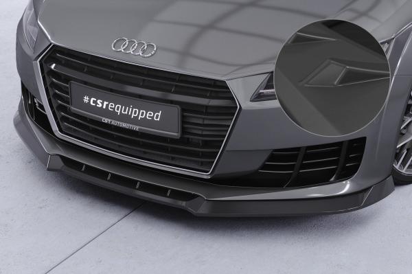CSR Frontspoiler | Cup-Spoilerlippe mit ABE für Audi TT FV/8S CSL835-L Lackierung erforderlich (unlackiert roh)