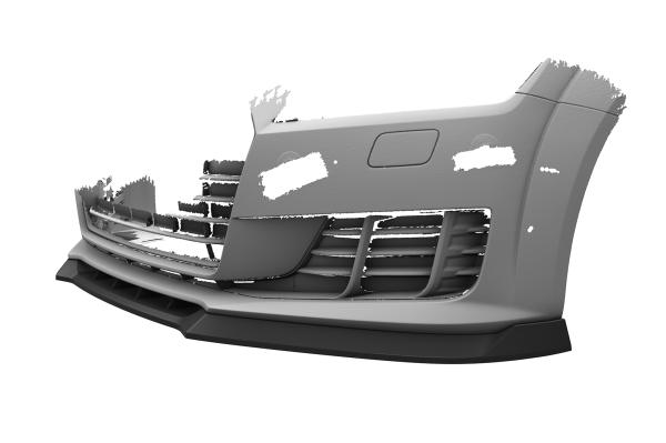 CSR Frontspoiler | Cup-Spoilerlippe mit ABE für Audi TT FV/8S CSL835-G Glossy schwarz Hochglanz (keine Lackierung erforderlich)