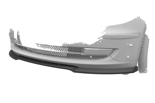 CSR Frontspoiler | Cup-Spoilerlippe mit ABE für BMW 1er E81 / E87 CSL841-G Glossy schwarz Hochglanz (keine Lackierung erforderlich)