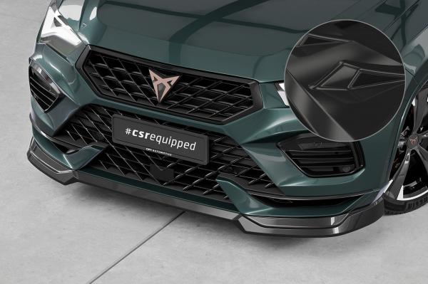 CSR Frontspoiler | Cup-Spoilerlippe mit ABE für Cupra Ateca (Typ 5FP, KH7) CSL842-G Glossy schwarz Hochglanz (keine Lackierung erforderlich)