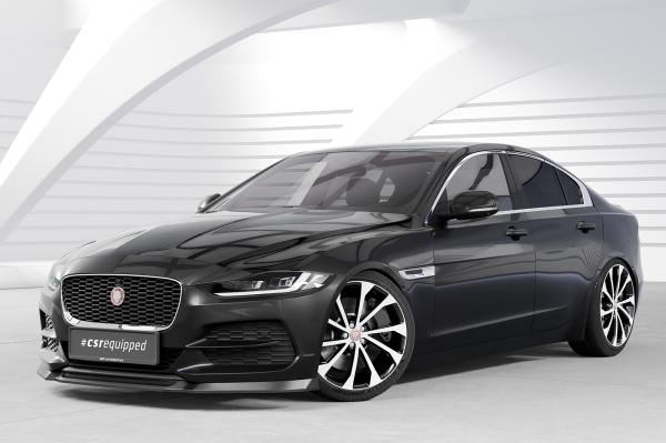 CSR Frontspoiler | Cup-Spoilerlippe mit ABE für Jaguar XE (X760) CSL845-L Lackierung erforderlich (unlackiert roh)