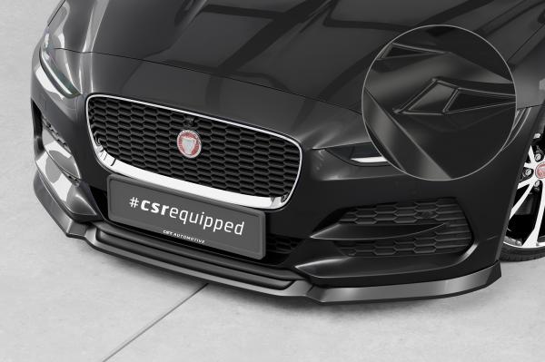 CSR Frontspoiler | Cup-Spoilerlippe mit ABE für Jaguar XE (X760) CSL845-G Glossy schwarz Hochglanz (keine Lackierung erforderlich)