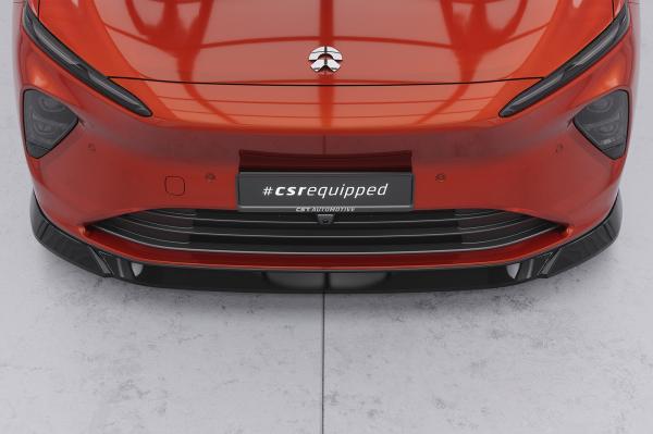 CSR Frontspoiler | Cup-Spoilerlippe mit ABE für Nio ET7 CSL847-S strukturiert schwarz matt (keine Lackierung erforderlich)