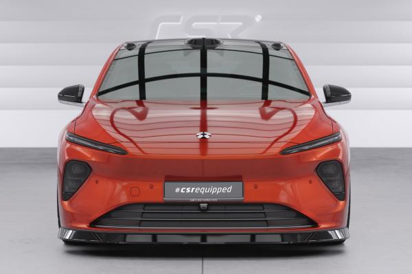 CSR Frontspoiler | Cup-Spoilerlippe mit ABE für Nio ET7 CSL847-S strukturiert schwarz matt (keine Lackierung erforderlich)