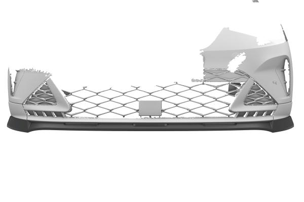 CSR Frontspoiler | Cup-Spoilerlippe mit ABE für Seat Arona FR CSL850-S strukturiert schwarz matt (keine Lackierung erforderlich)