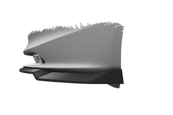 CSR Frontspoiler | Cup-Spoilerlippe mit ABE für Tesla Model 3 CSL869-L Lackierung erforderlich (unlackiert roh)