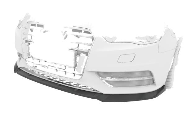 CSR Frontspoiler | Cup-Spoilerlippe mit ABE für Audi A3 8V CSL870-C Carbon Look Hochglanz (keine Lackierung erforderlich)