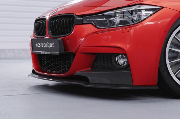 CSR Frontspoiler | Cup-Spoilerlippe mit ABE für BMW 3er F30 / F31 CSL871-S strukturiert schwarz matt (keine Lackierung erforderlich)
