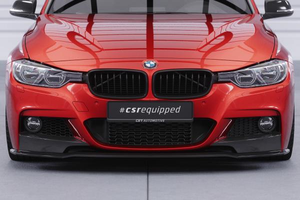CSR Frontspoiler | Cup-Spoilerlippe mit ABE für BMW 3er F30 / F31 CSL871-S strukturiert schwarz matt (keine Lackierung erforderlich)