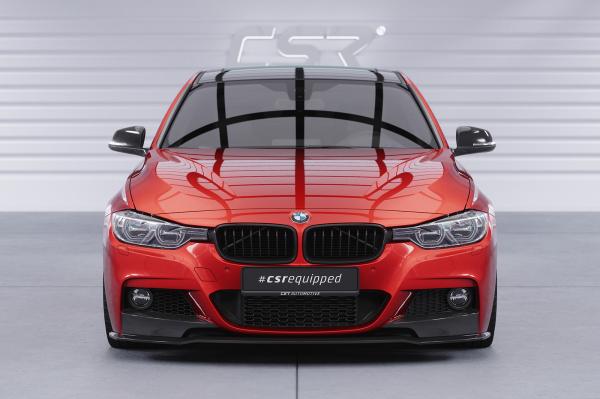 CSR Frontspoiler | Cup-Spoilerlippe mit ABE für BMW 3er F30 / F31 CSL871-S strukturiert schwarz matt (keine Lackierung erforderlich)