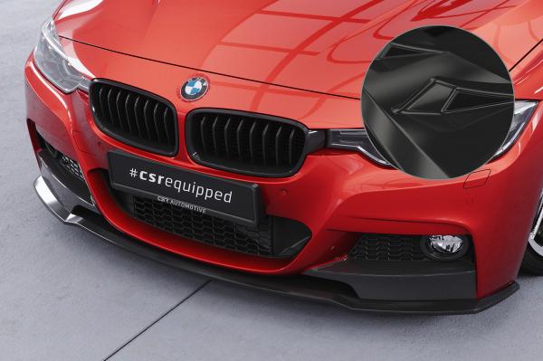 CSR Frontspoiler | Cup-Spoilerlippe mit ABE für BMW 3er F30 / F31 CSL871-G Glossy schwarz Hochglanz (keine Lackierung erforderlich)