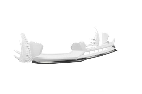 CSR Frontspoiler | Cup-Spoilerlippe mit ABE für Audi A5 (F5) CSL873-G Glossy schwarz Hochglanz (keine Lackierung erforderlich)