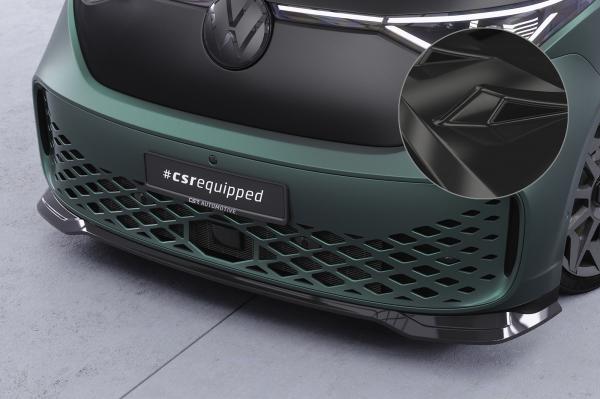 CSR Frontspoiler | Cup-Spoilerlippe mit ABE für VW ID. Buzz CSL875-G Glossy schwarz Hochglanz (keine Lackierung erforderlich)