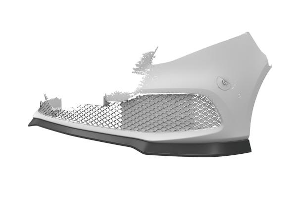 CSR Frontspoiler | Cup-Spoilerlippe mit ABE für Mercedes-Benz V-Klasse 447 / EQV CSL880-S strukturiert schwarz matt (keine Lackierung erforderlich)