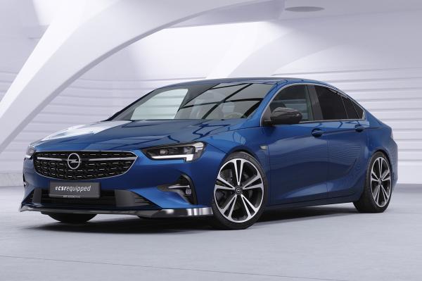 CSR Frontspoiler | Cup-Spoilerlippe mit ABE für Opel Insignia B CSL882-S strukturiert schwarz matt (keine Lackierung erforderlich)