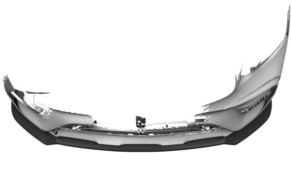 CSR Frontspoiler | Cup-Spoilerlippe mit ABE für Mercedes Benz GLB X247 CSL884-S strukturiert schwarz matt (keine Lackierung erforderlich)
