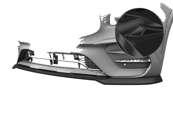 CSR Frontspoiler | Cup-Spoilerlippe mit ABE für Mercedes Benz GLB X247 CSL884-G Glossy schwarz Hochglanz (keine Lackierung erforderlich)