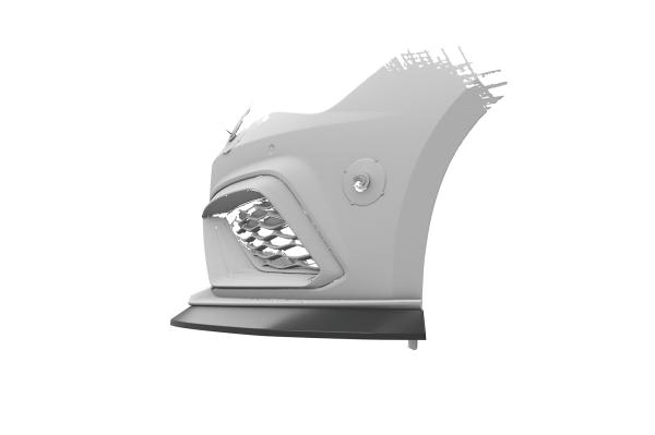 CSR Frontspoiler | Cup-Spoilerlippe mit ABE für Seat Leon 3 (Typ 5F) Cupra R  CSL885-C Carbon Look Hochglanz (keine Lackierung erforderlich)